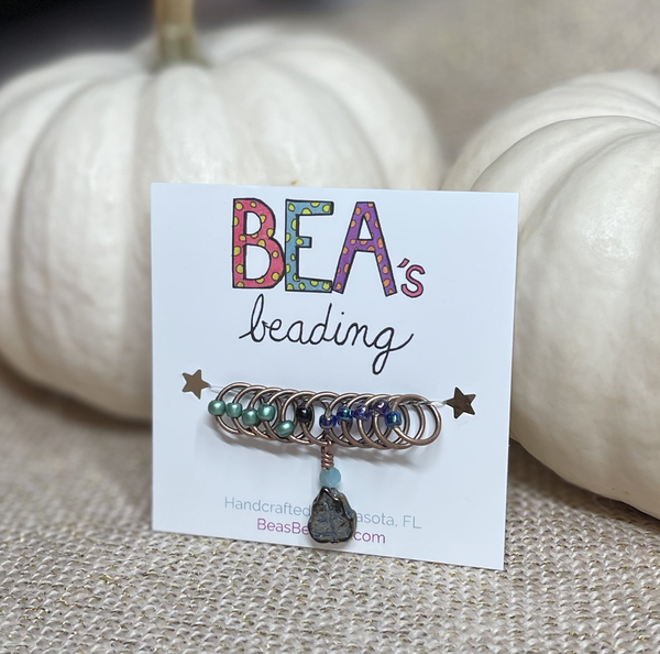 Bea's Beading Sugar Mountain Handmade Snagless Knitting Stitch Markers