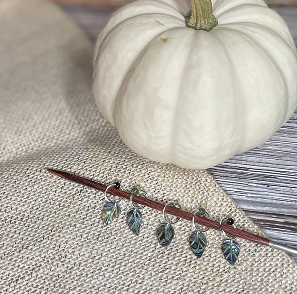 NEW! Bea's Beading Mangrove Handmade Knitting Stitch Markers