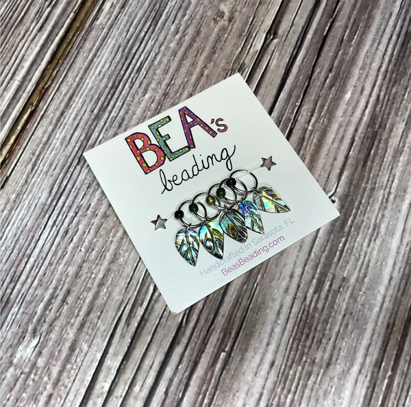 NEW! Bea's Beading Mangrove Handmade Knitting Stitch Markers