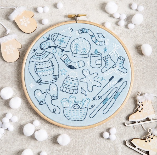 Winter Doodles Embroidery Kit