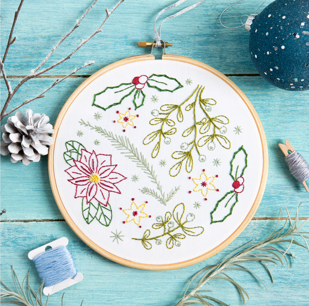Winter Walk Embroidery Kit