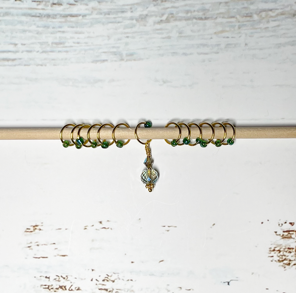 Bea's Beading Panama Handmade Knitting Stitch Markers
