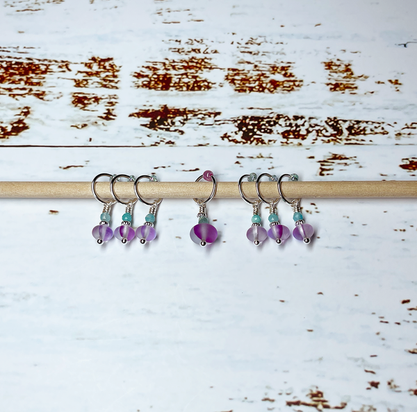 Bea's Beading South Beach Handmade Knitting Stitch Markers
