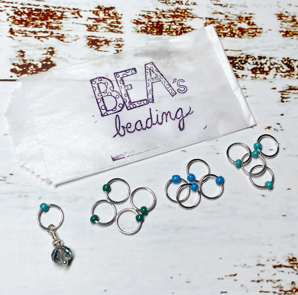 Bea's Beading Destin Handmade Knitting Stitch Markers