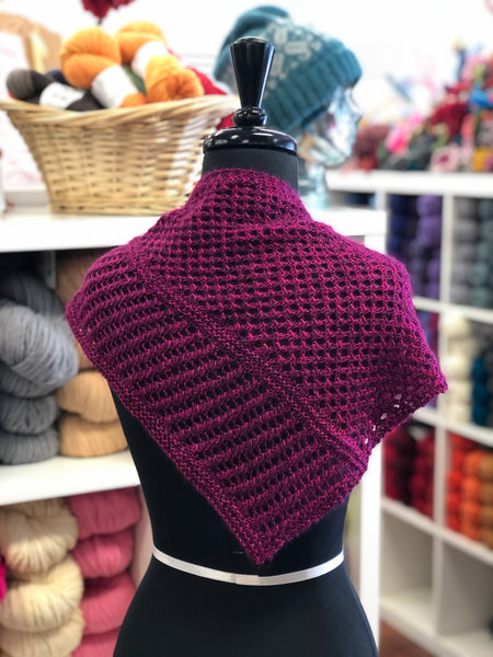 Bettye Shawlette & Shawl Knitting Pattern Download