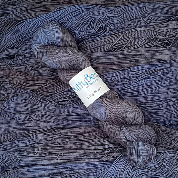 SALE Caspersen: Organic Cotton Linen Yarn | Hand-Dyed Skeins | KittyBea by the Sea