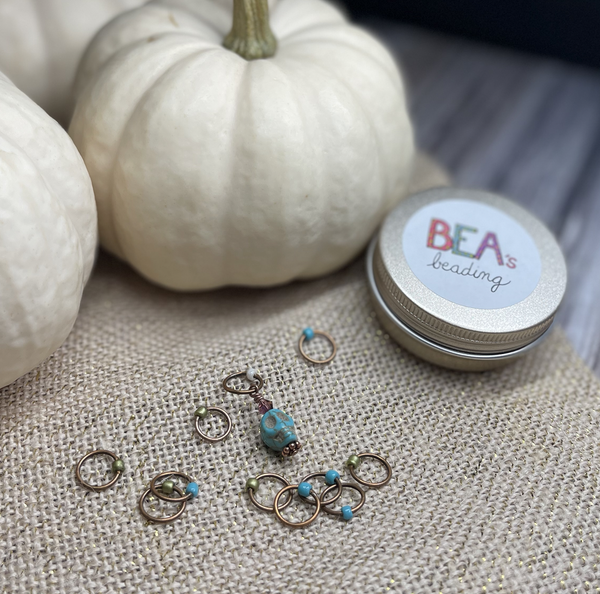 Bea's Beading Asheville Handmade Snagless Knitting Stitch Markers