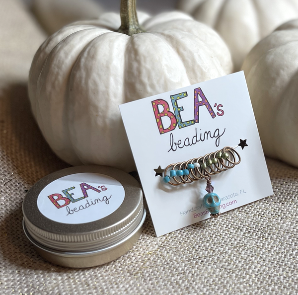 Bea's Beading Asheville Handmade Snagless Knitting Stitch Markers