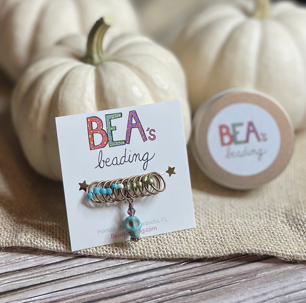 Bea's Beading Asheville Handmade Snagless Knitting Stitch Markers