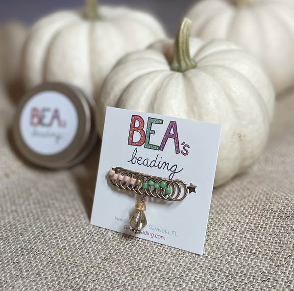 Bea's Beading Blowing Rock Handmade Snagless Knitting Stitch Markers