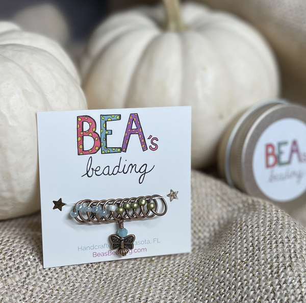 Bea's Beading Boone Handmade Snagless Knitting Stitch Markers