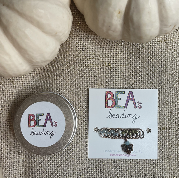 Bea's Beading Boone Handmade Snagless Knitting Stitch Markers