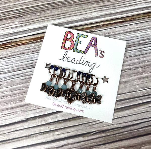 Bea's Beading Linville Handmade Knitting Stitch Markers