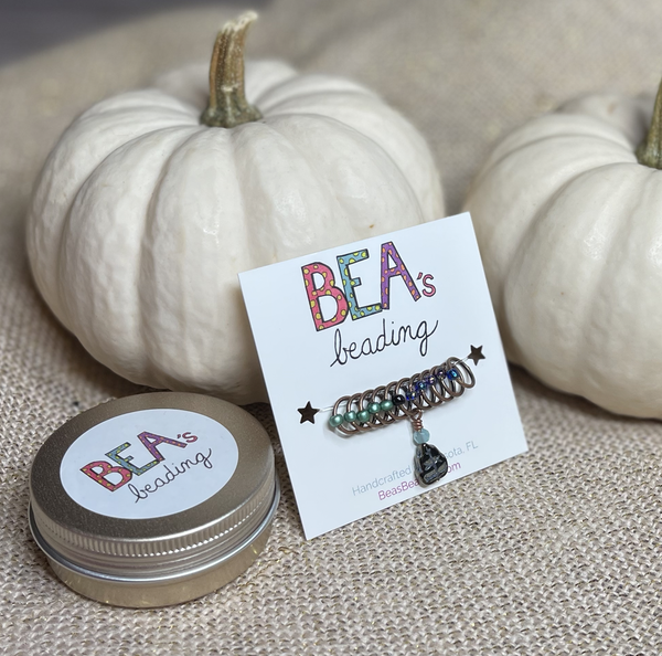 Bea's Beading Sugar Mountain Handmade Snagless Knitting Stitch Markers