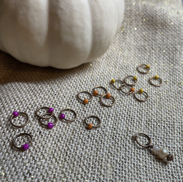Bea's Beading Valle Crucis Handmade Snagless Knitting Stitch Markers