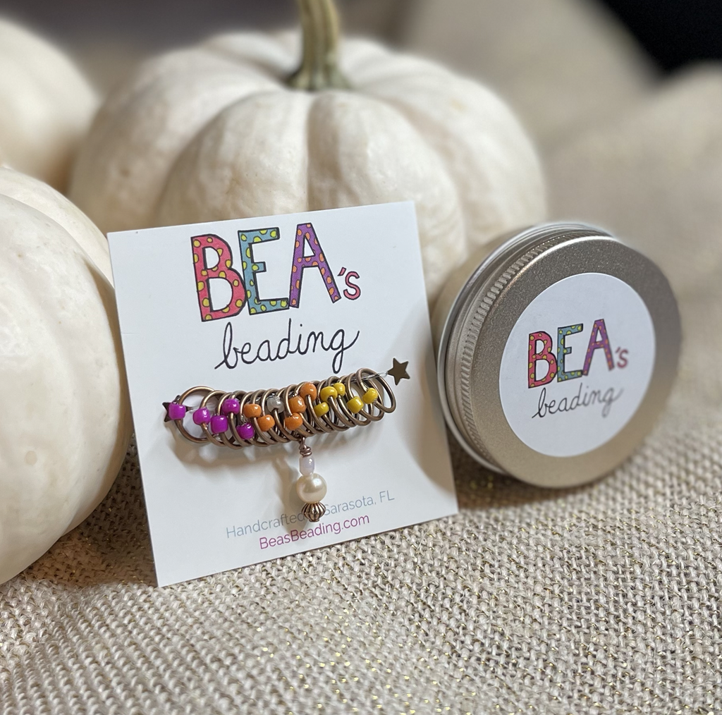 Bea's Beading Valle Crucis Handmade Snagless Knitting Stitch Markers