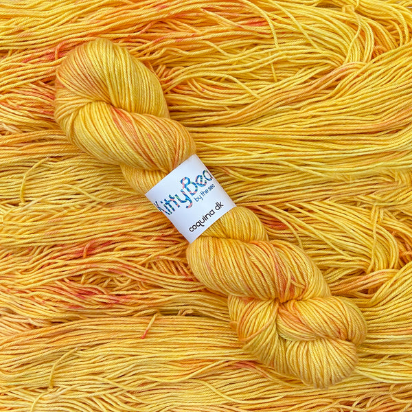 Coquina: Superwash Merino Wool & Cotton Yarn | Hand-Dyed Skeins | KittyBea by the Sea