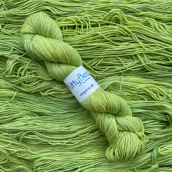 Coquina DK: Superwash Merino Wool & Cotton Yarn | Hand-Dyed Skeins | KittyBea by the Sea