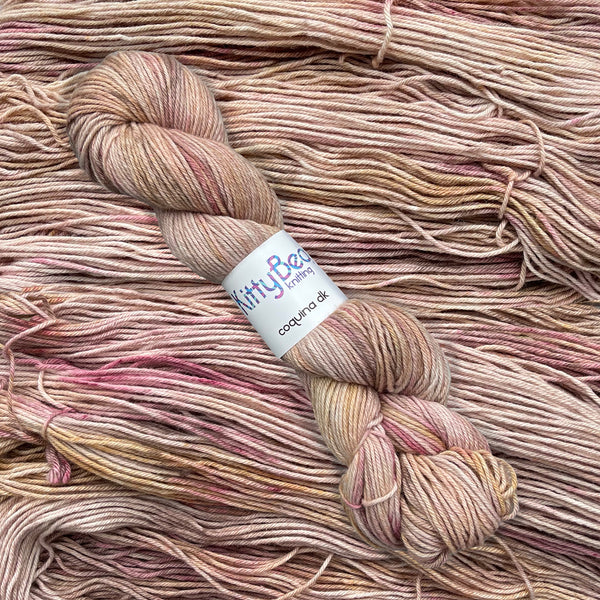 Coquina DK: Cotton and Superwash Merino Wool Yarn | Hand-Dyed Skeins