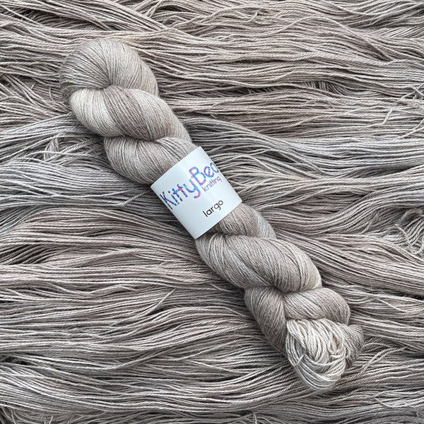 Largo DK: Alpaca, Linen, Silk Fingering Weight Yarn | Hand-Dyed Skeins