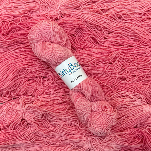 NEW! Nokomis: Bamboo Cotton Nylon Vegan Sock Yarn | Hand-Dyed Skeins | KittyBea by the Sea