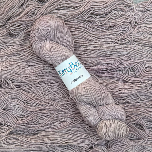 NEW! Nokomis: Bamboo Cotton Nylon Vegan Sock Yarn | Hand-Dyed Skeins | KittyBea by the Sea