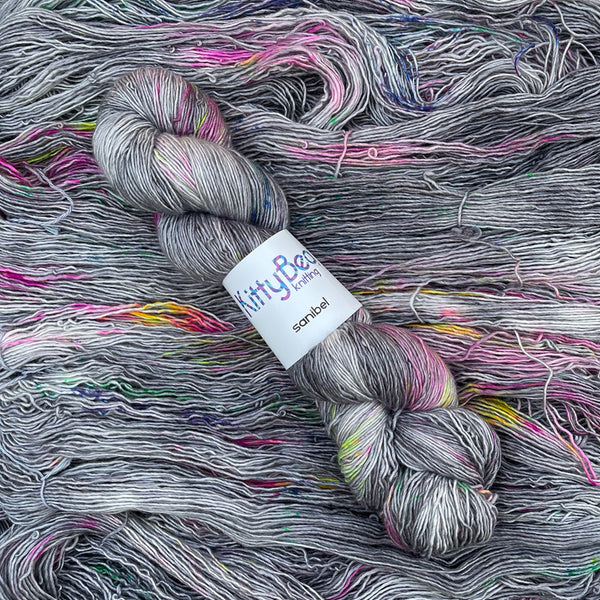 Sanibel: Superwash Merino Wool Silk Yarn | Hand-Dyed Skeins