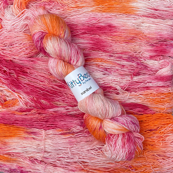 Sanibel: Superwash Merino Wool Silk Yarn | Hand-Dyed Skeins
