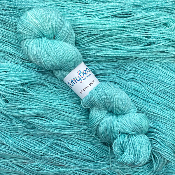 St Armand's: Superwash BFL Wool Silk Cashmere Yarn | Hand-Dyed Skeins | KittyBea by the Sea