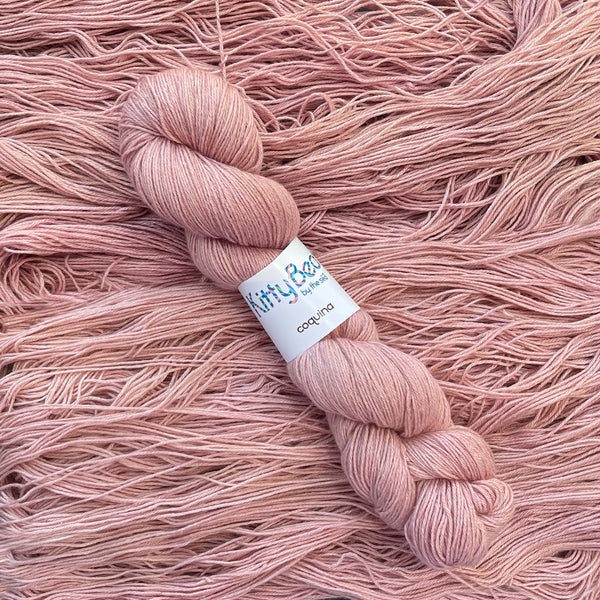 Coquina DK: Superwash Merino Wool & Cotton Yarn | Hand-Dyed Skeins | KittyBea by the Sea