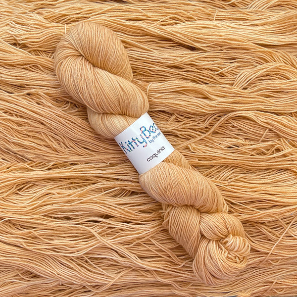 Coquina DK: Superwash Merino Wool & Cotton Yarn | Hand-Dyed Skeins | KittyBea by the Sea