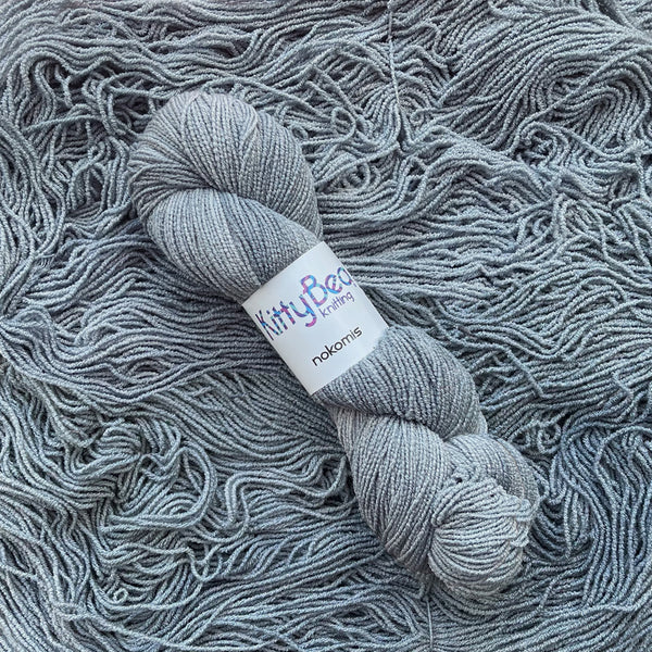 NEW! Nokomis: Bamboo Cotton Nylon Vegan Sock Yarn | Hand-Dyed Skeins | KittyBea Knitting