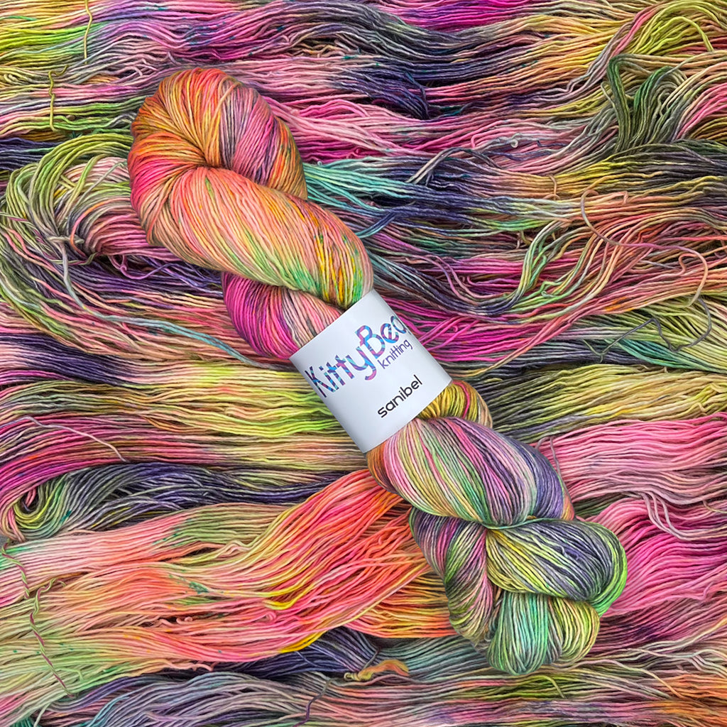 Sanibel: Superwash Merino Wool Silk Yarn | Hand-Dyed Skeins