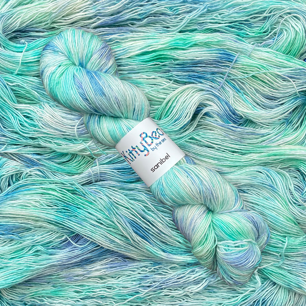 Sanibel Superwash Merino Wool Silk Yarn Single Ply