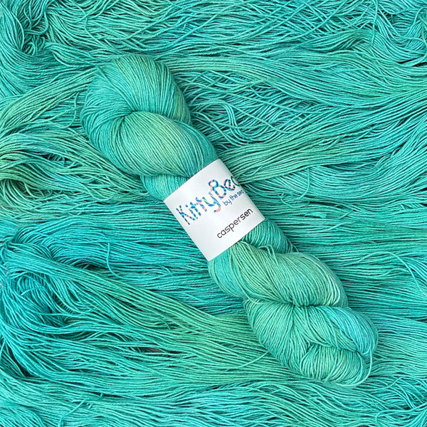 SALE Caspersen: Organic Cotton Linen Yarn | Hand-Dyed Skeins | KittyBea by the Sea