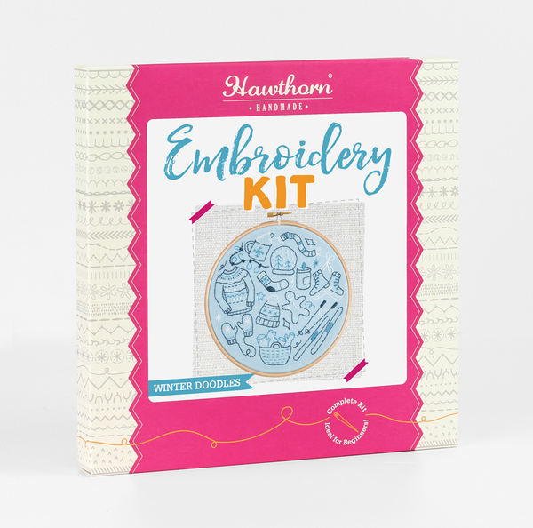 Winter Doodles Embroidery Kit