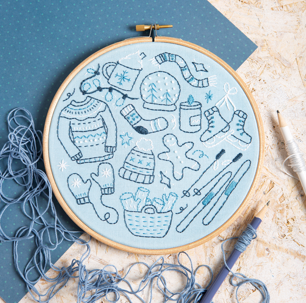 Winter Doodles Embroidery Kit