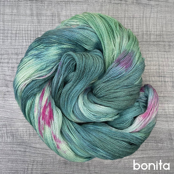 Christmas in Key West: KittyBea by the Sea | Hand-Dyed Knitting Crochet Yarn | Superwash Merino Silk Cashmere Nylon