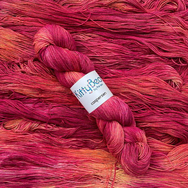 Caspersen: Organic Cotton Linen Yarn | Hand-Dyed Skeins | KittyBea by the Sea