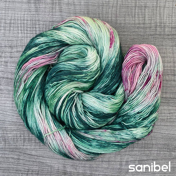 Christmas in Key West: KittyBea by the Sea | Hand-Dyed Knitting Crochet Yarn | Superwash Merino Silk Cashmere Nylon