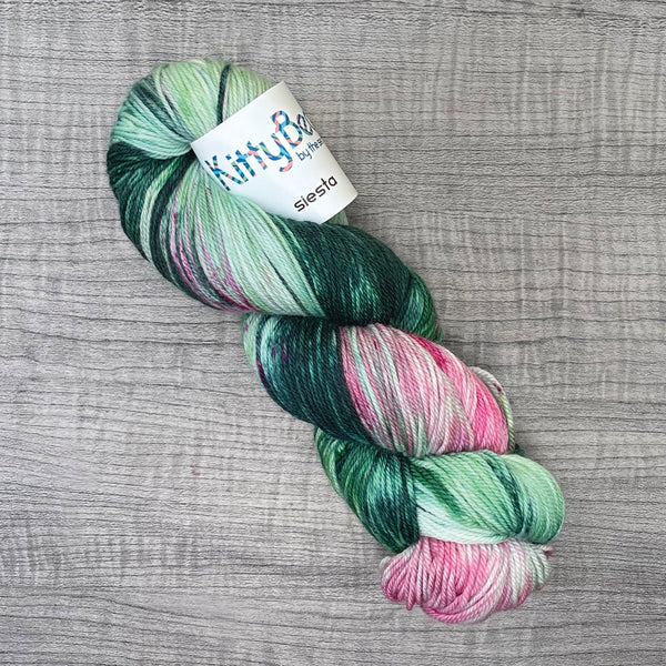 CLEARANCE Christmas in Key West: KittyBea by the Sea | Hand-Dyed Knitting Crochet Yarn | Superwash Merino Silk Cashmere Nylon