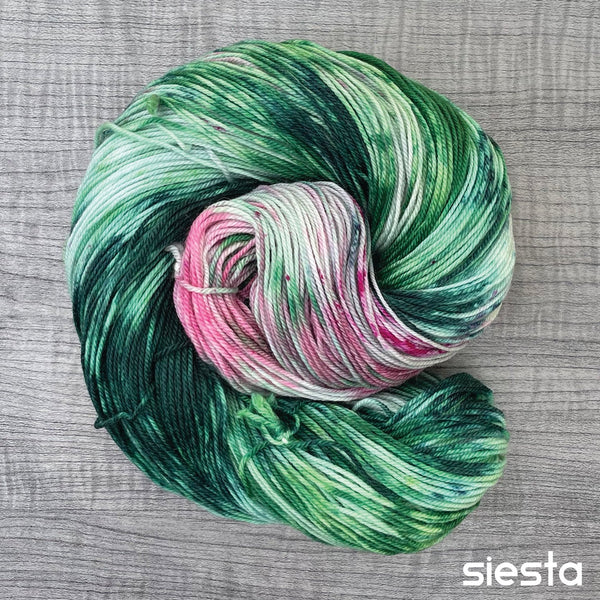 Christmas in Key West: KittyBea by the Sea | Hand-Dyed Knitting Crochet Yarn | Superwash Merino Silk Cashmere Nylon