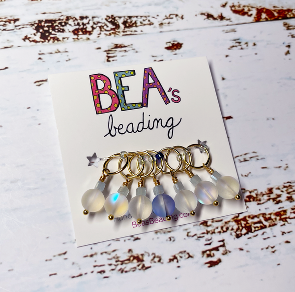 Bea's Beading Lauderdale Handmade Knitting Stitch Markers