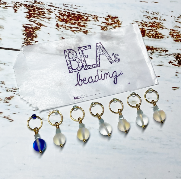 Bea's Beading Miami Handmade Knitting Stitch Markers