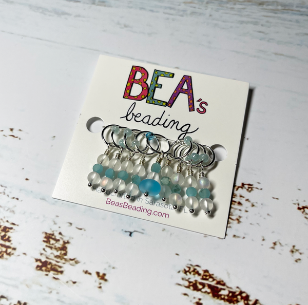 Bea's Beading Daytona Handmade Knitting Stitch Markers