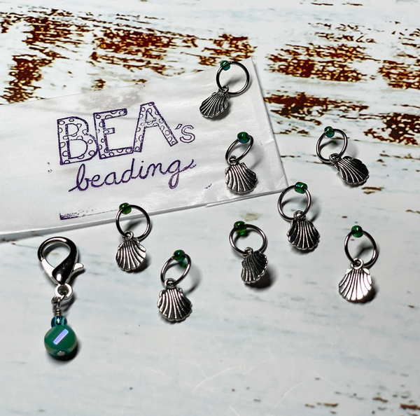 Bea's Beading Siesta Handmade Knitting Stitch Markers