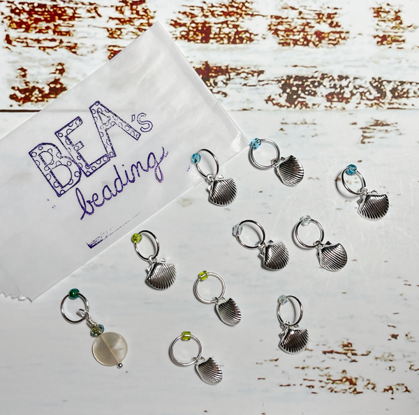 Bea's Beading Miami Handmade Knitting Stitch Markers