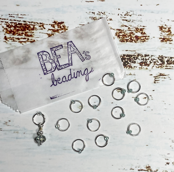 Bea's Beading Sanibel Handmade Knitting Stitch Markers