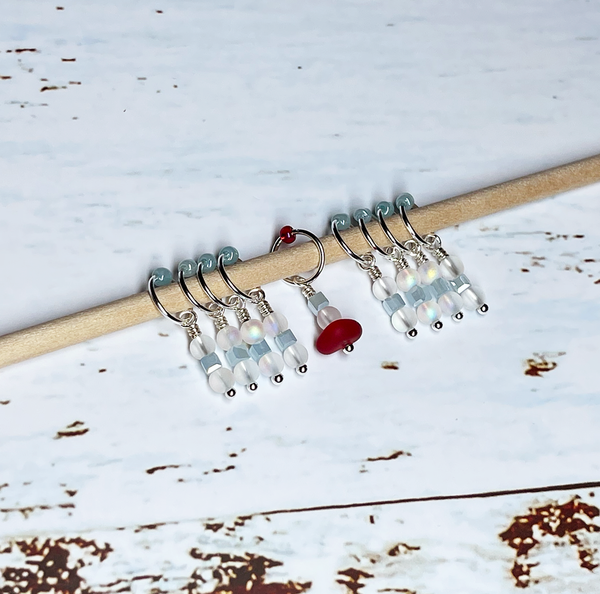 Bea's Beading Jupiter Handmade Knitting Stitch Markers