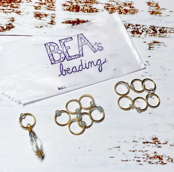 Bea's Beading Clearwater Handmade Knitting Stitch Markers